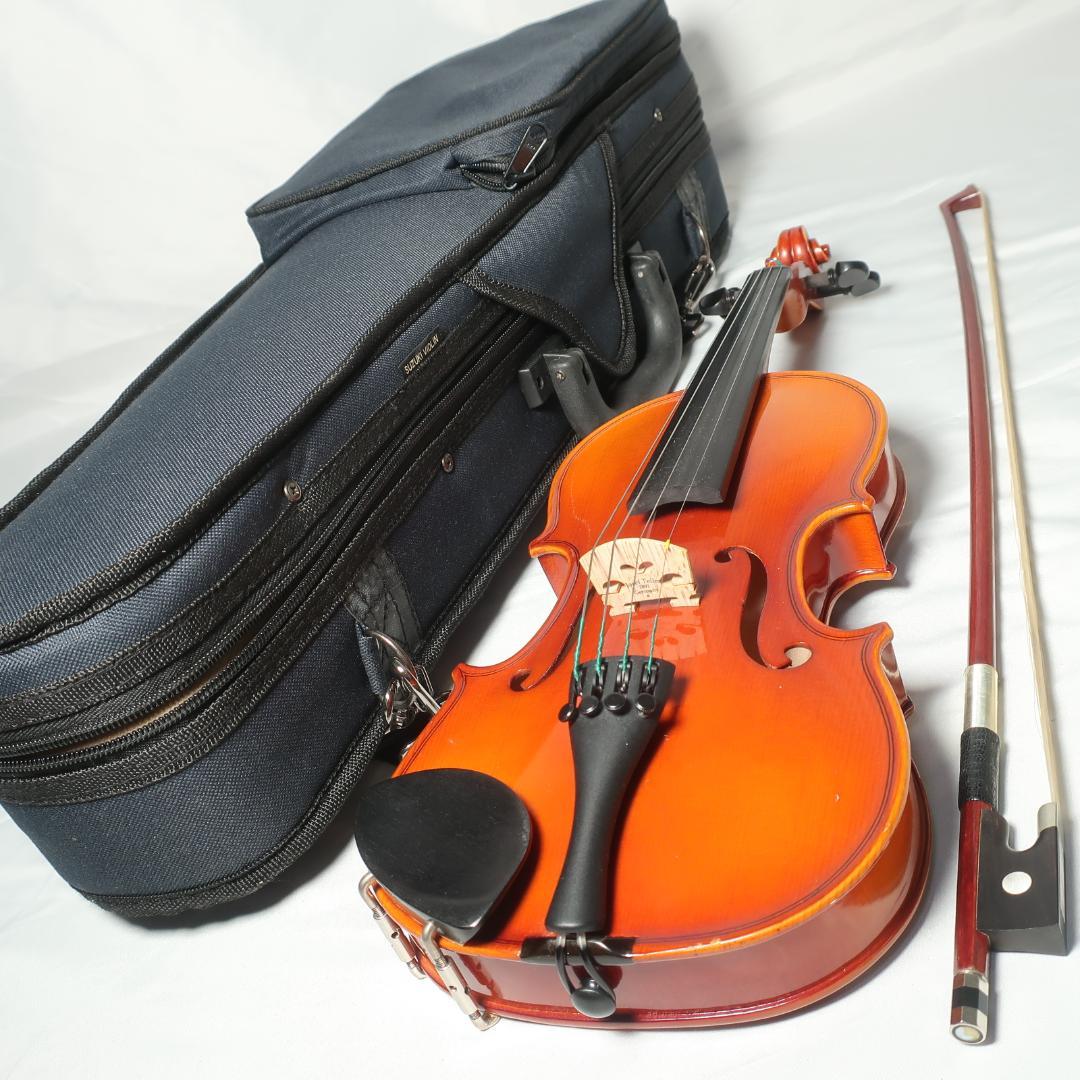 美品 SUZUKI No.230 1/8 2013 バイオリン 弓 KUN肩当