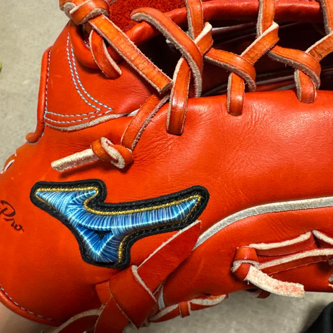 ミズノプロ　外野手用　ダイバーシティブルー　軟式用