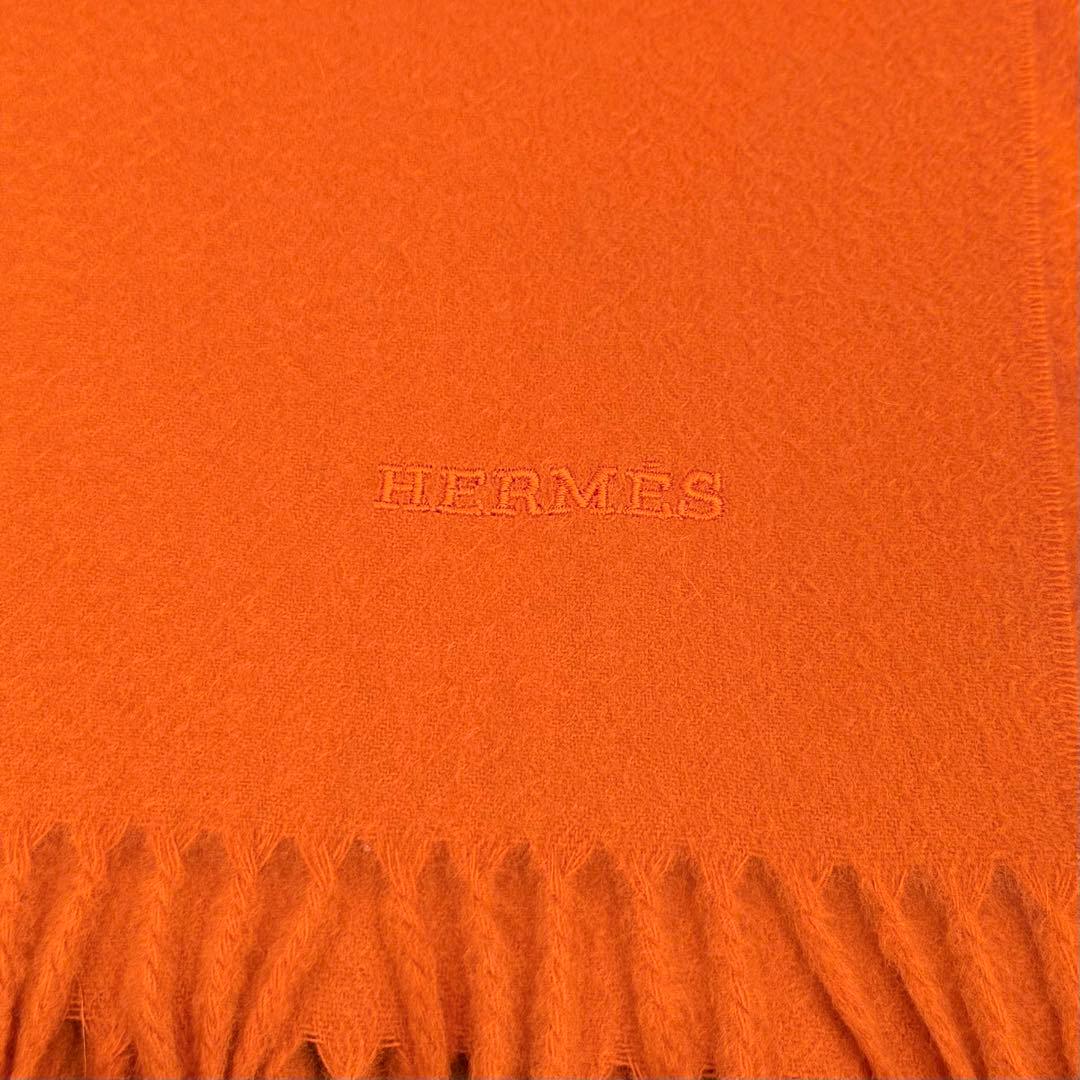 〈未使用/箱付き〉HERMES エルメス 大判ストール カシミア100％