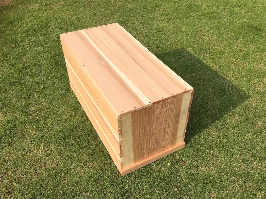 新品 りんご箱 6箱 // 木箱 本棚 収納 陳列 ケース まとめ売り 什器