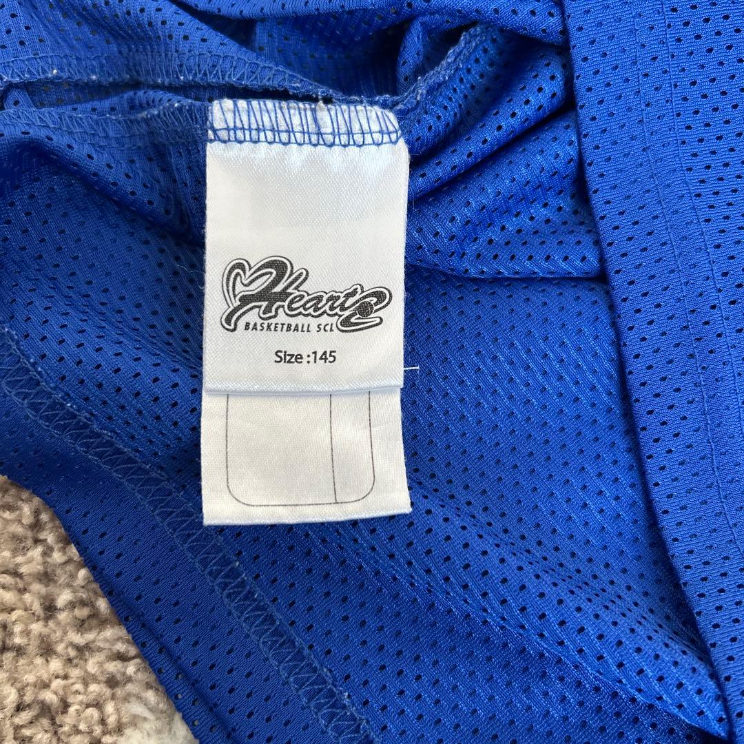 １４５㎝　バスケットボールスクール　ハーツ　ユニフォーム145上下セット
