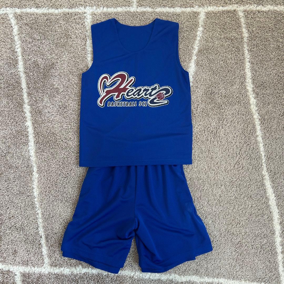 １４５㎝　バスケットボールスクール　ハーツ　ユニフォーム145上下セット
