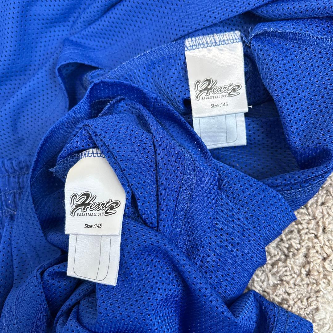 １４５㎝　バスケットボールスクール　ハーツ　ユニフォーム145上下セット