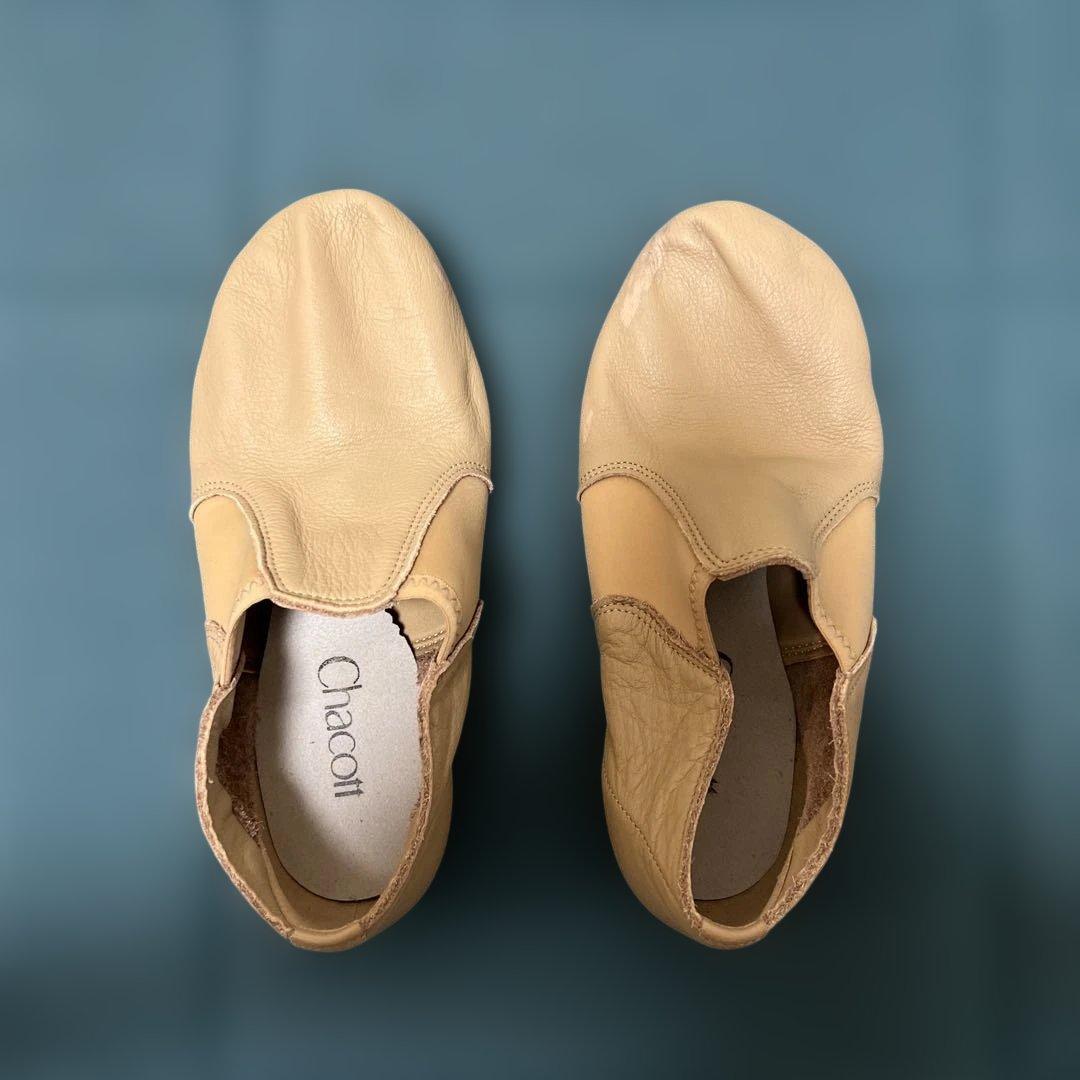 チャコット　ストレッチジャズシューズ　ベージュ　24cm