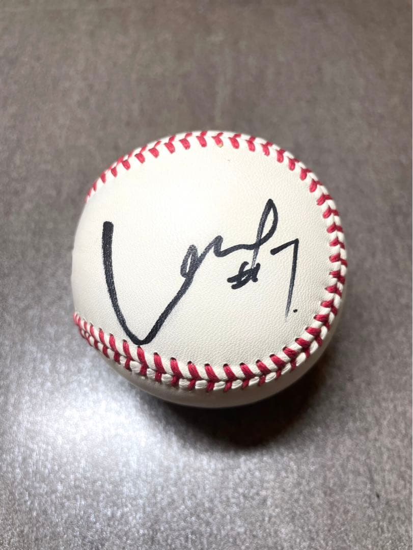 巨人　ジャイアンツ　長野久義　投げ入れ　直筆サインボール