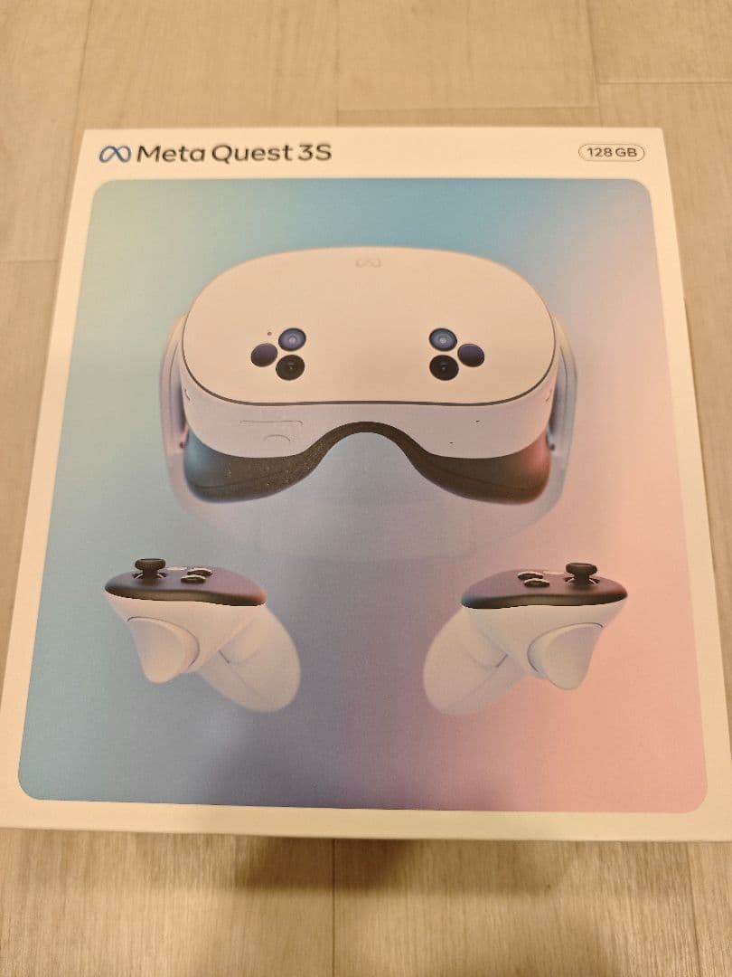  Quest 3S VRメガネとコントローラー
