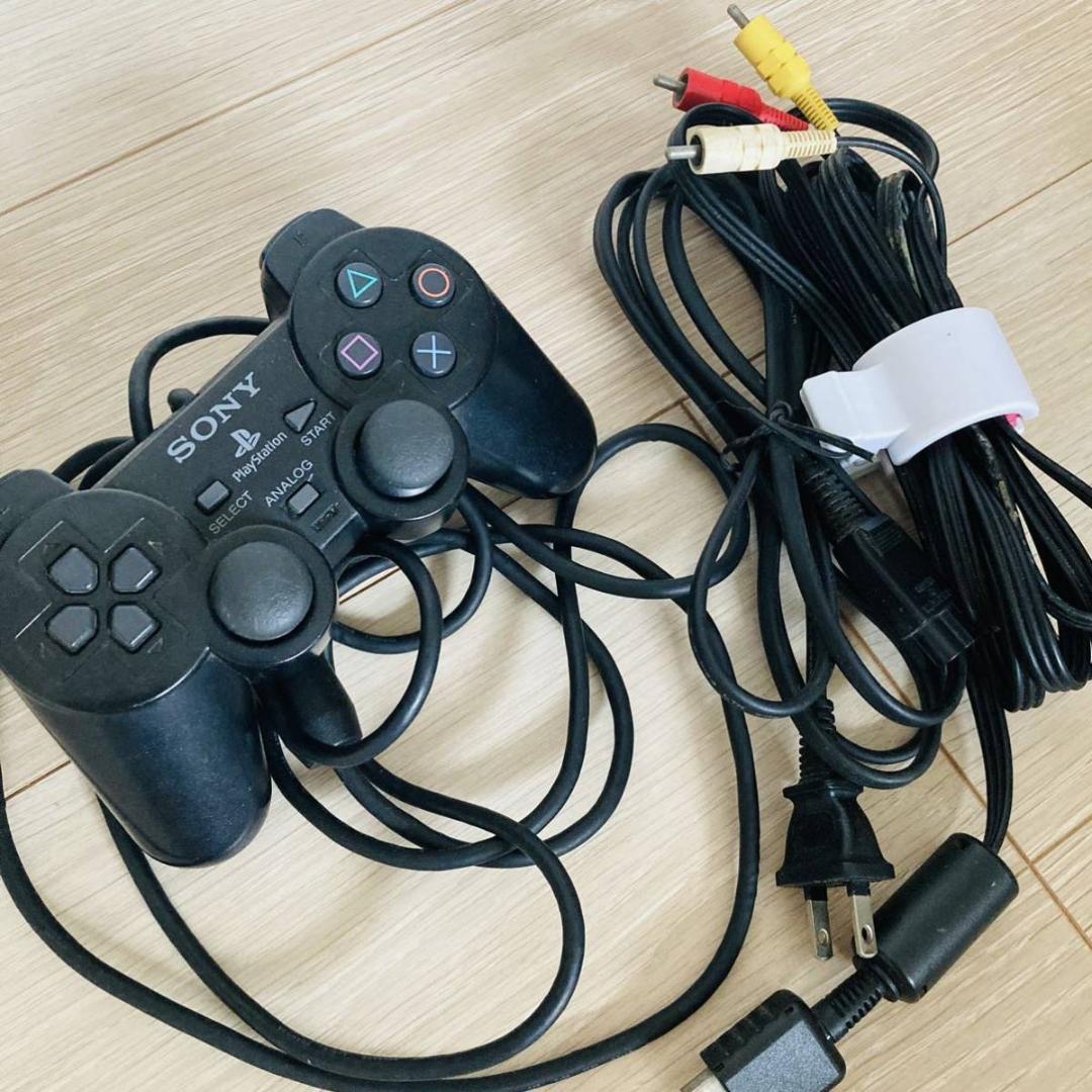プレイステーション2 プレステ2 PS2 ソニー SONY コントローラー　黒