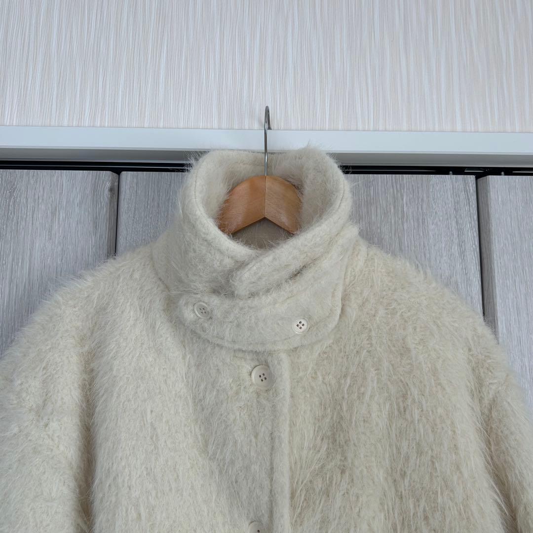 Haru　Kastane シャギーコート　アイボリー