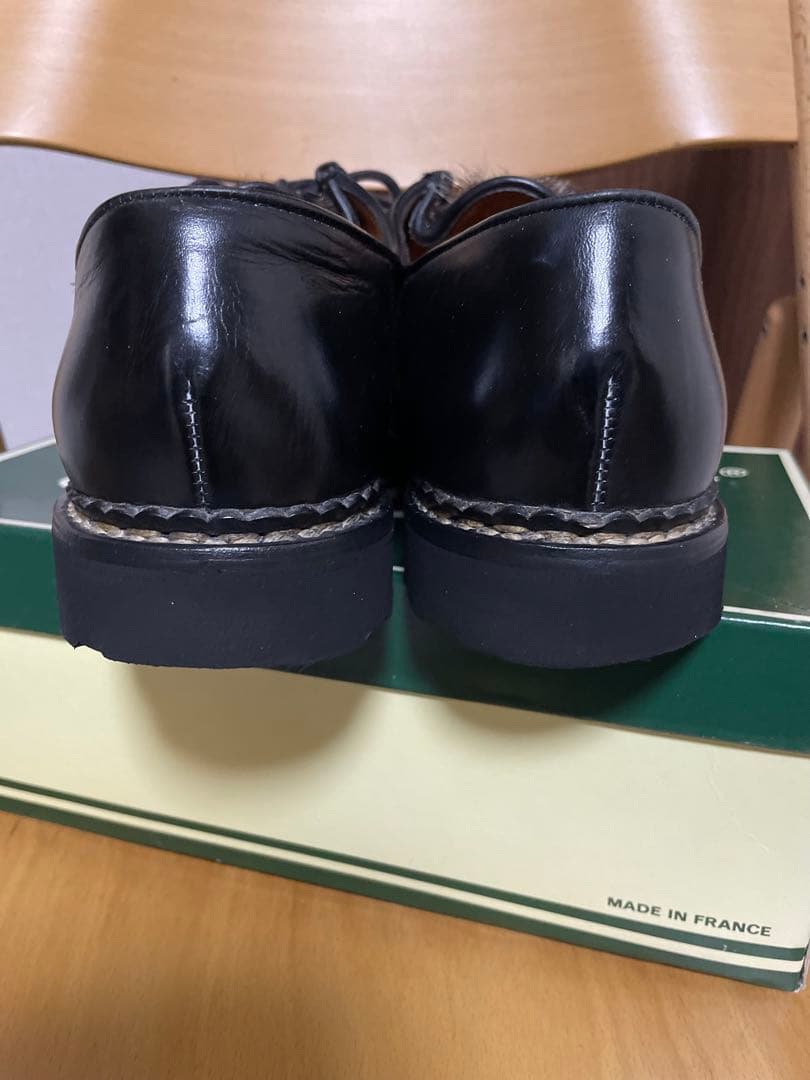 デカタグ　旧タグ　パラブーツ ミカエル Paraboot ブラック アザラシ
