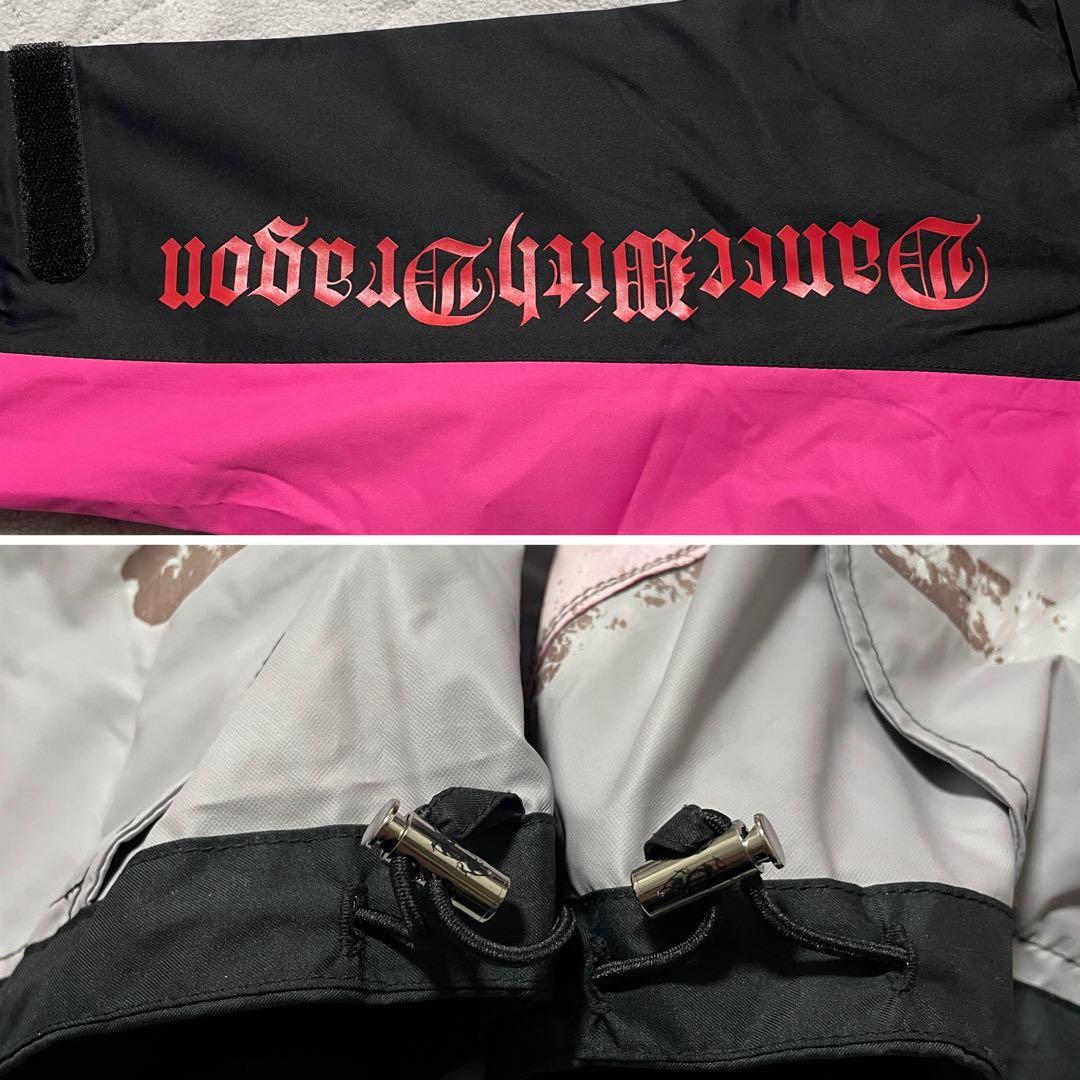 ●ダンスウィズドラゴン●レインウェア ナイロンジャケット ナイロンパンツ ゴルフ