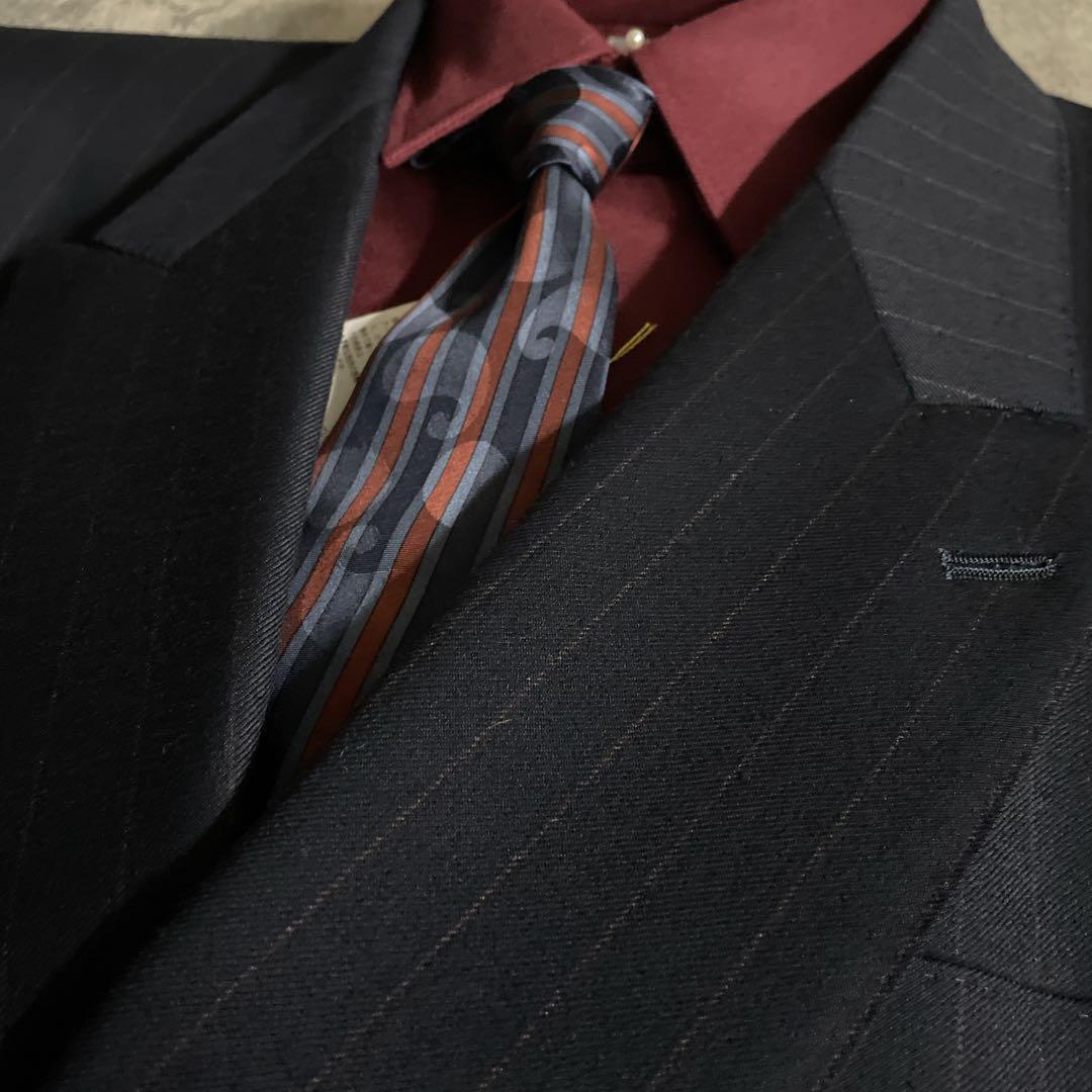 極上ウール Zegna イタリア製スーツ GIORGIO ARMANIネクタイ