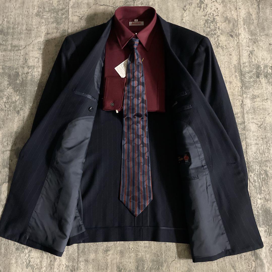 極上ウール Zegna イタリア製スーツ GIORGIO ARMANIネクタイ