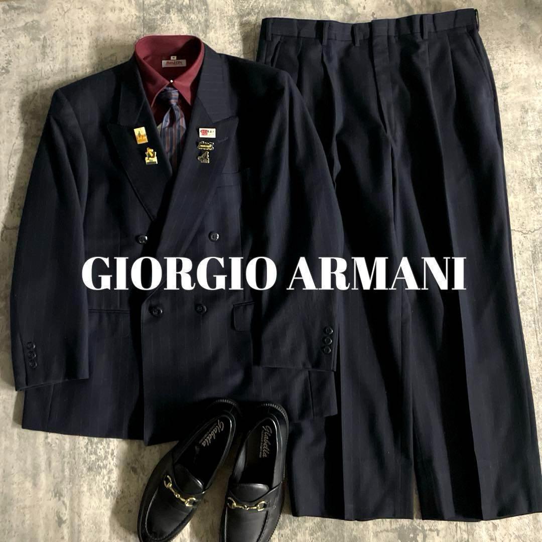 極上ウール Zegna イタリア製スーツ GIORGIO ARMANIネクタイ