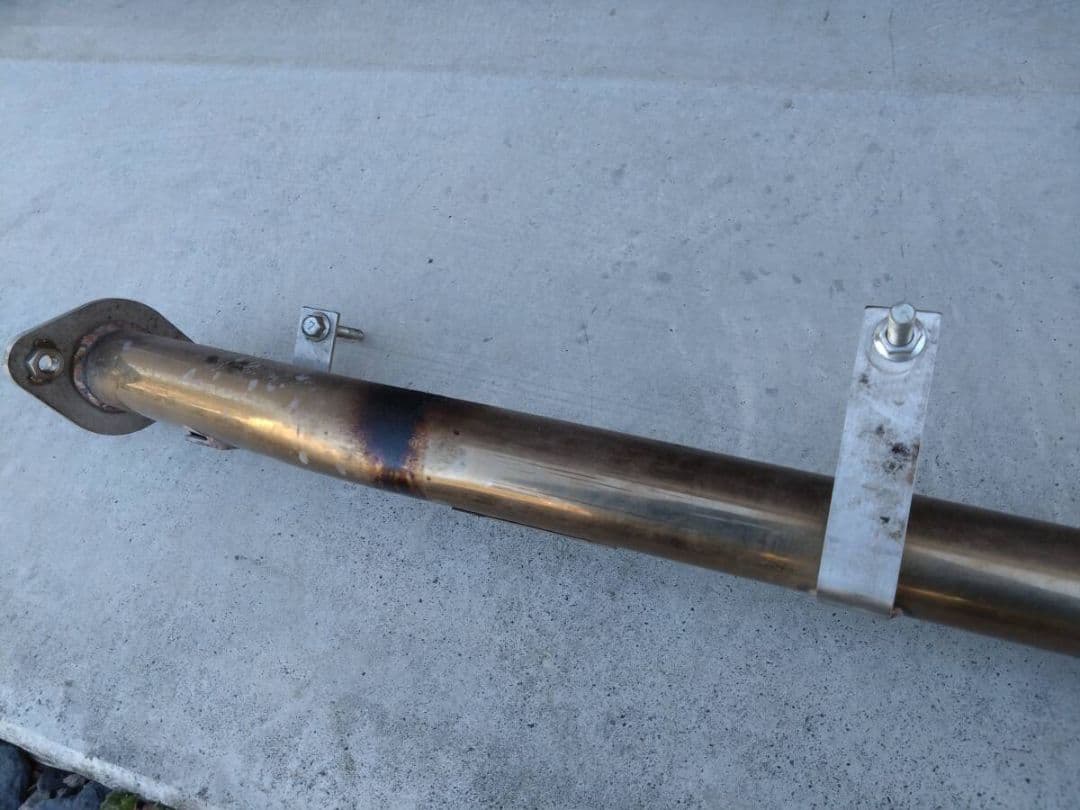 ジムニーJA12JA22用サクソンレーシングフロントパイプ ガスケット着き