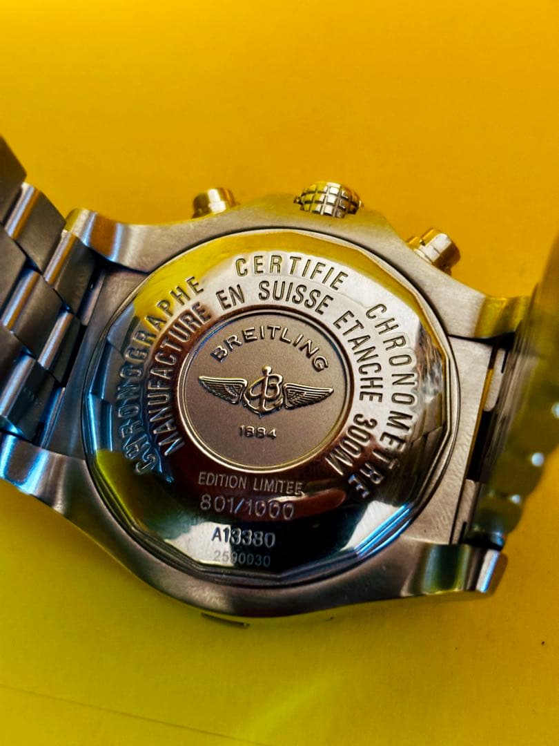 世界1000本限定 ブライトリング アベンジャー スカイランド コードイエロー