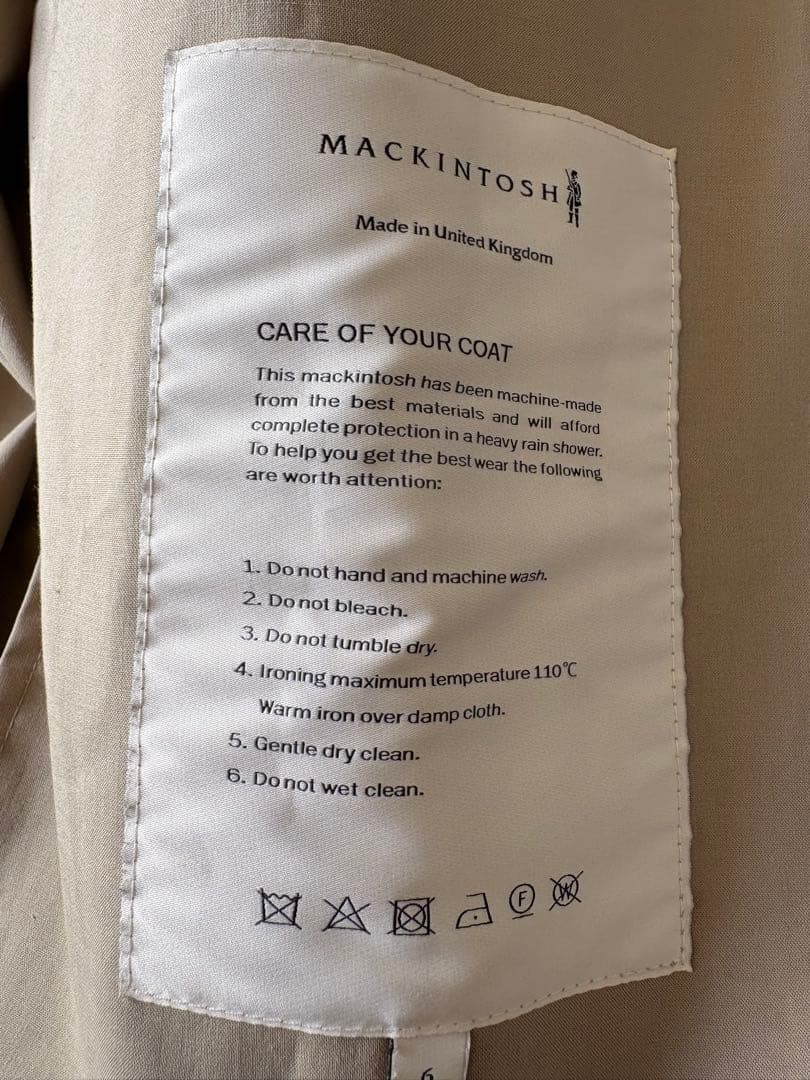 MACKINTOSH★フード付き Aラインコート HUMBIE 6 トレンチ