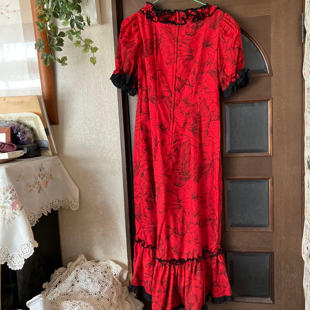 美品　ハワイアンドレス　Ｌサイズ