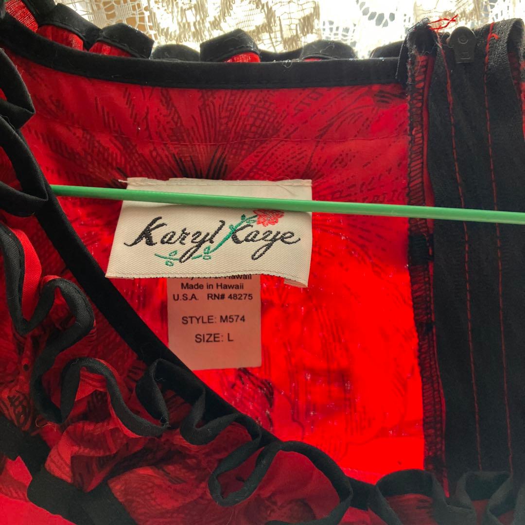 美品　ハワイアンドレス　Ｌサイズ