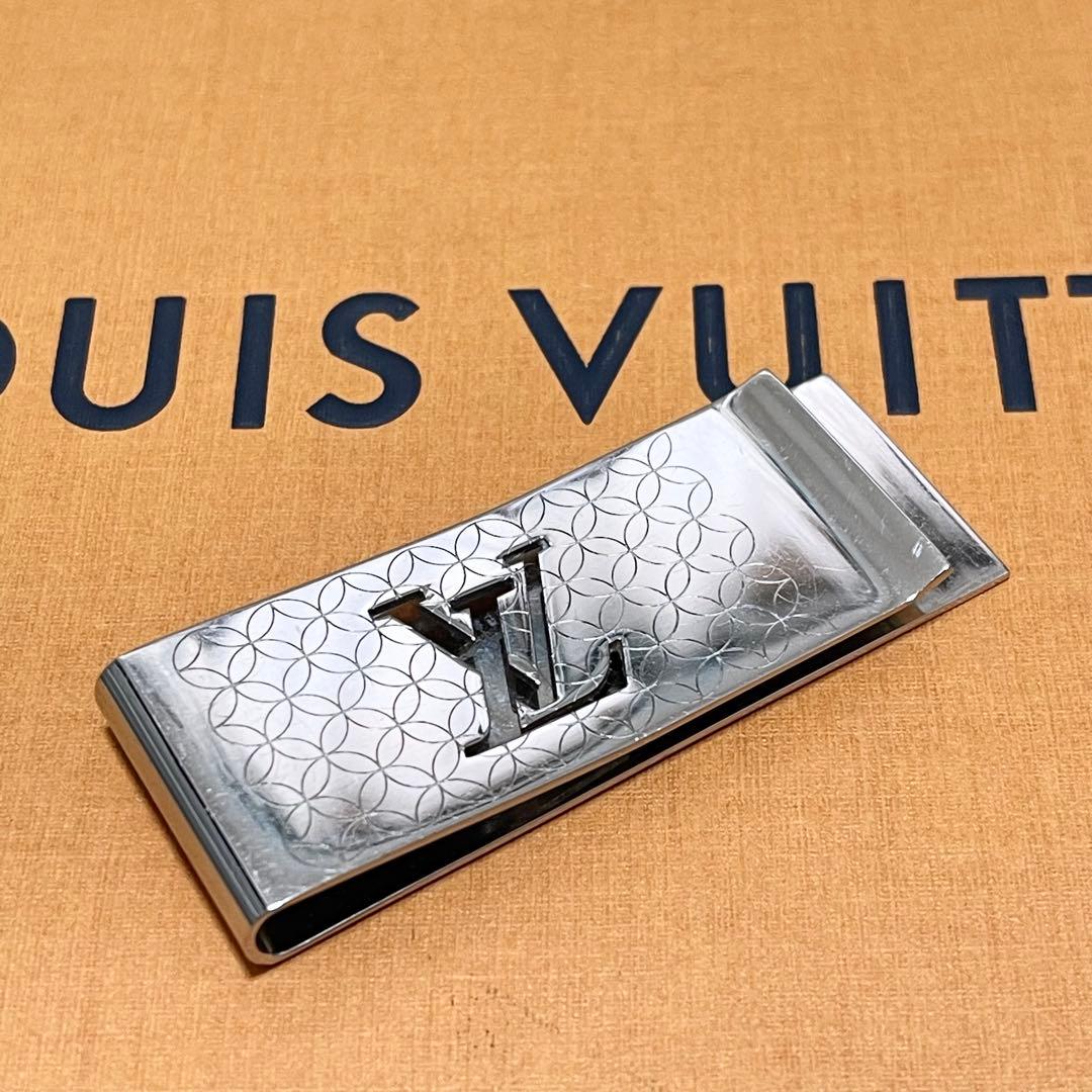 【良品】ルイヴィトン　マネークリップ　パンス　ビエ　シャンゼリゼ　シルバー金具