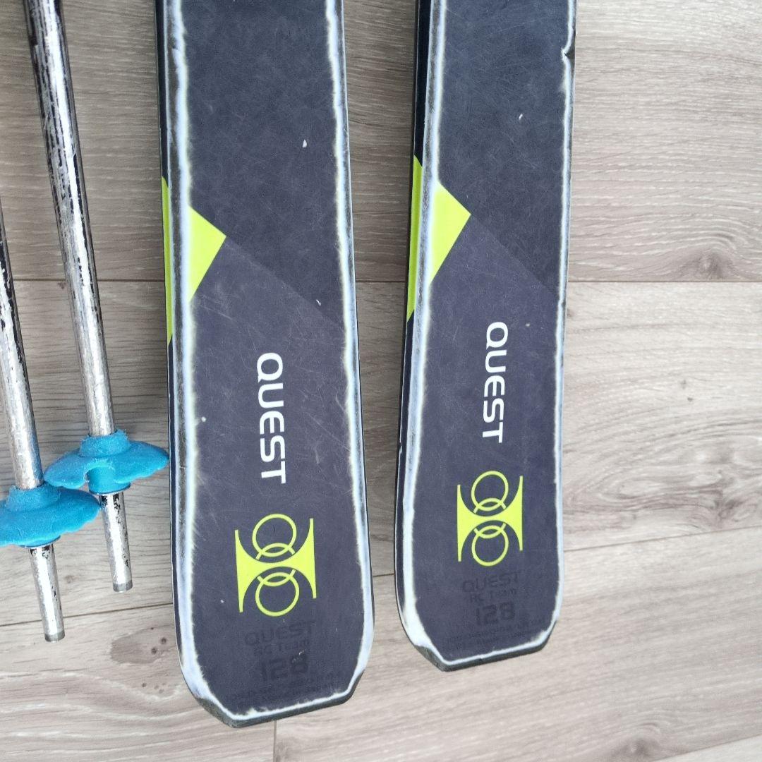 スキー靴　スキー板　ストック