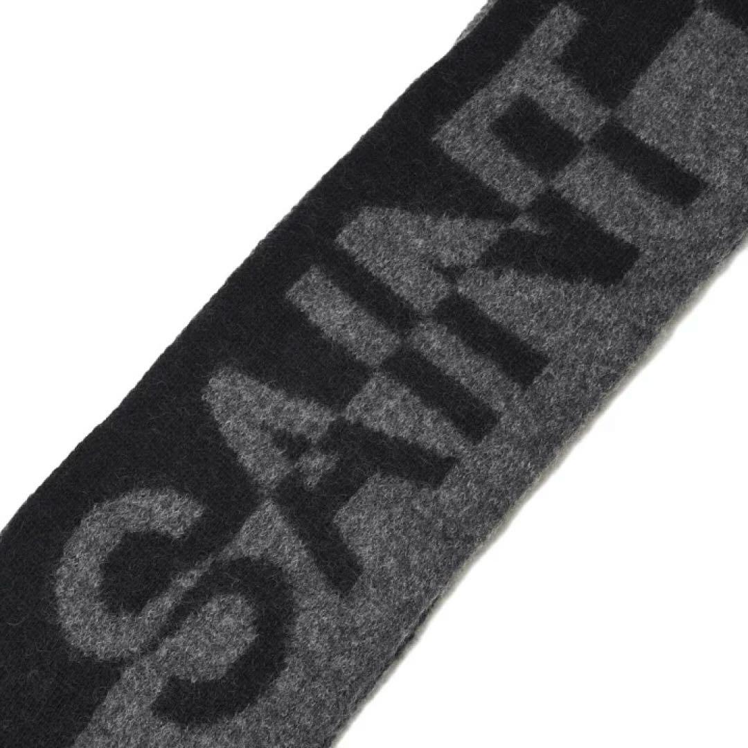 【SAINT LAURENT】 新品/ 未開封 メンズ バイカラーニットマフラー