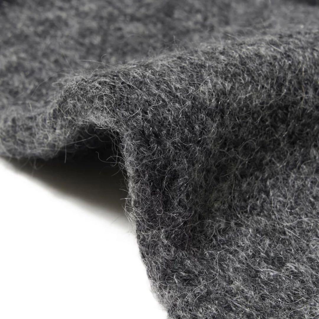 【SAINT LAURENT】 新品/ 未開封 メンズ バイカラーニットマフラー