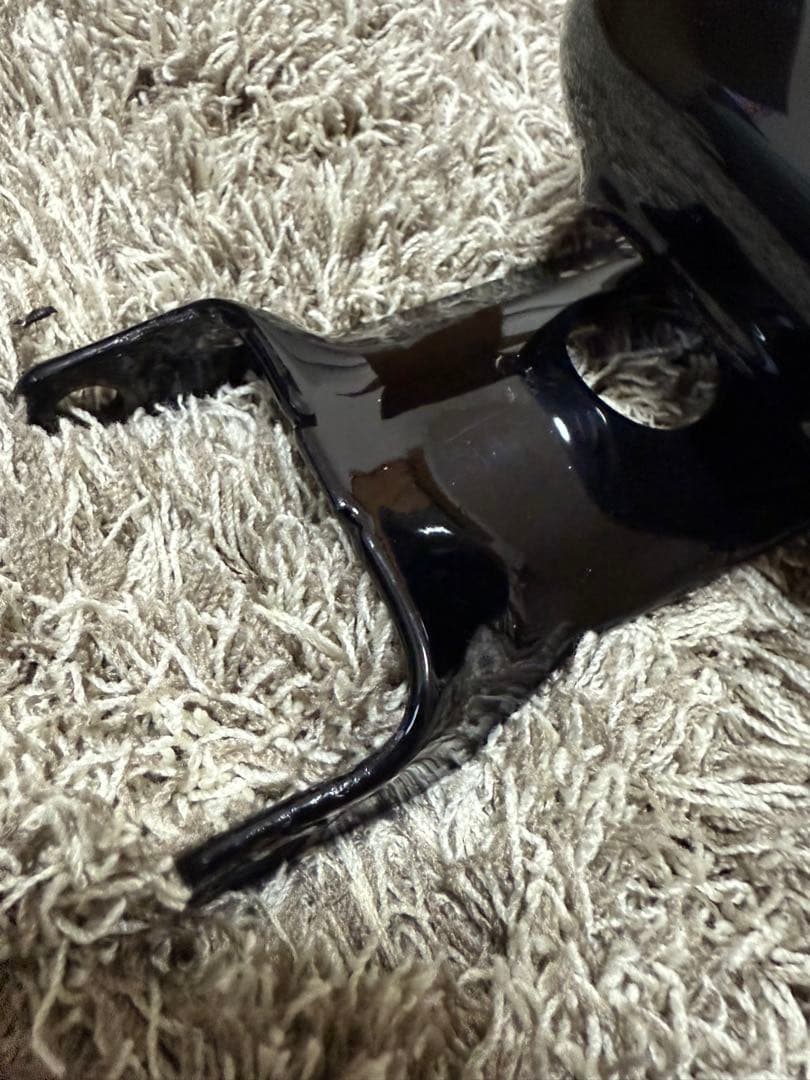 Harley-Davidson 燃料タンク 黒/青 ストライプ