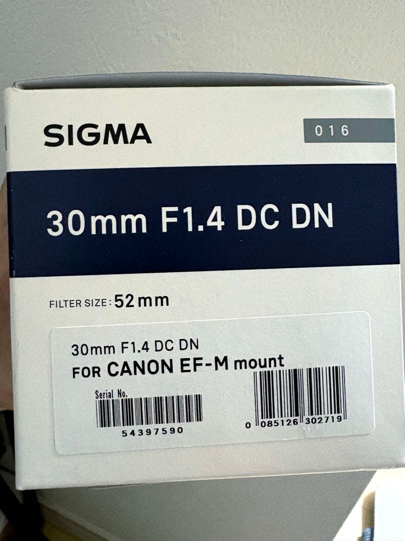 SIGMA シグマ 30mm F1.4 DC DN EF-Mマウント用