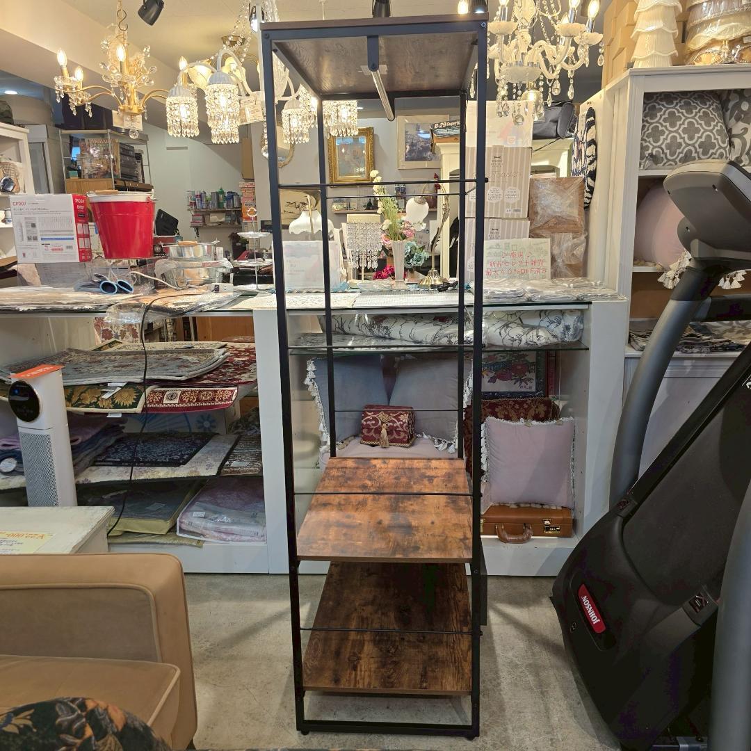 i+【美品】 NITORI ニトリ ハンガーラック ステイン1880