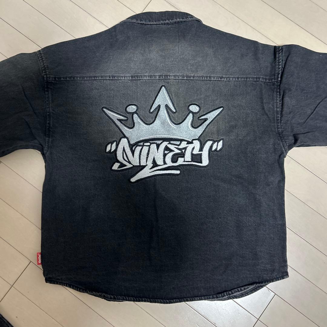 9090デニムセットアップ　BLACK