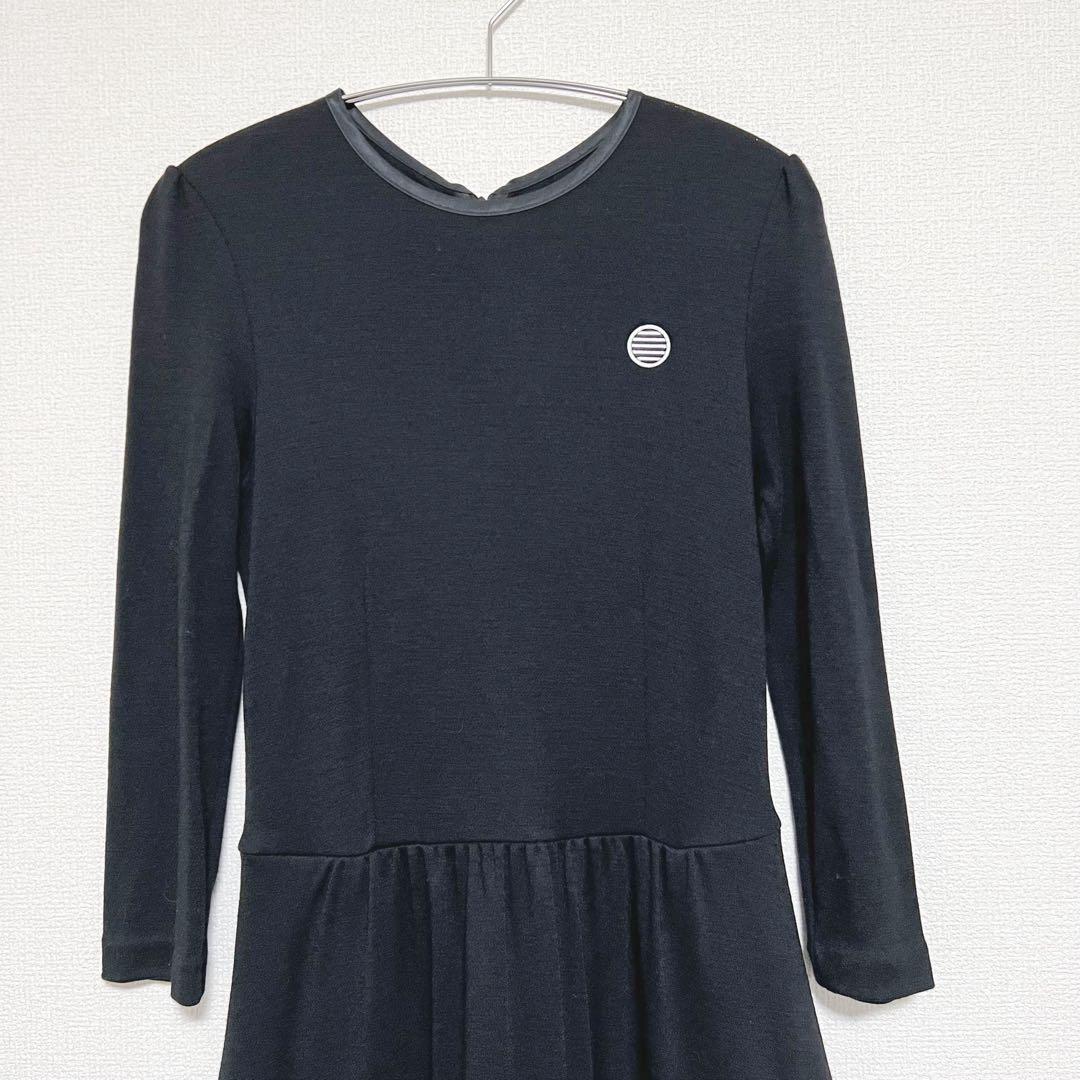 ボーダーズアットバルコニー ウールジャージーマキシドレス　ワンピース