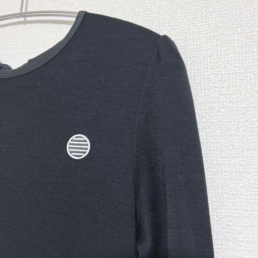 ボーダーズアットバルコニー ウールジャージーマキシドレス　ワンピース