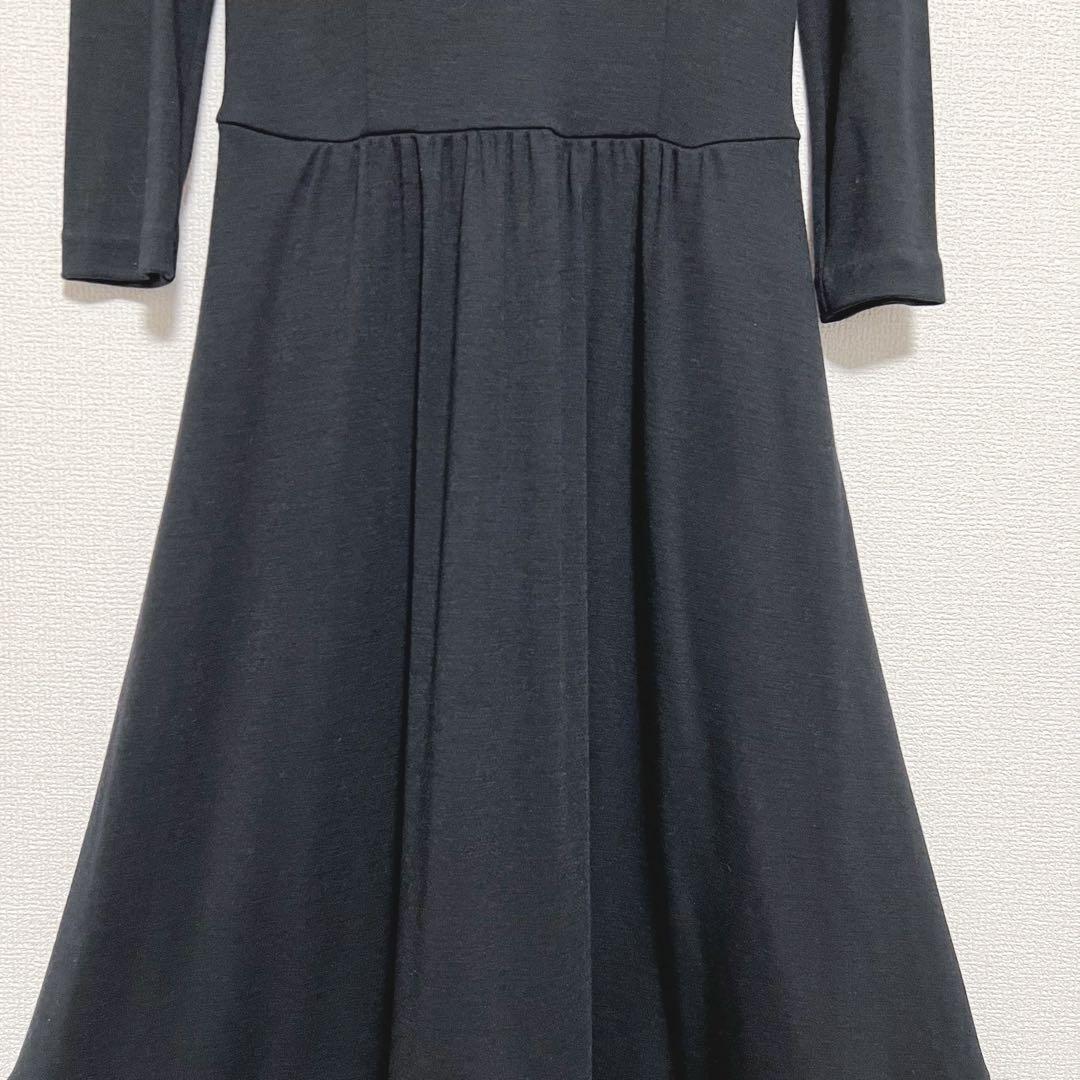 ボーダーズアットバルコニー ウールジャージーマキシドレス　ワンピース