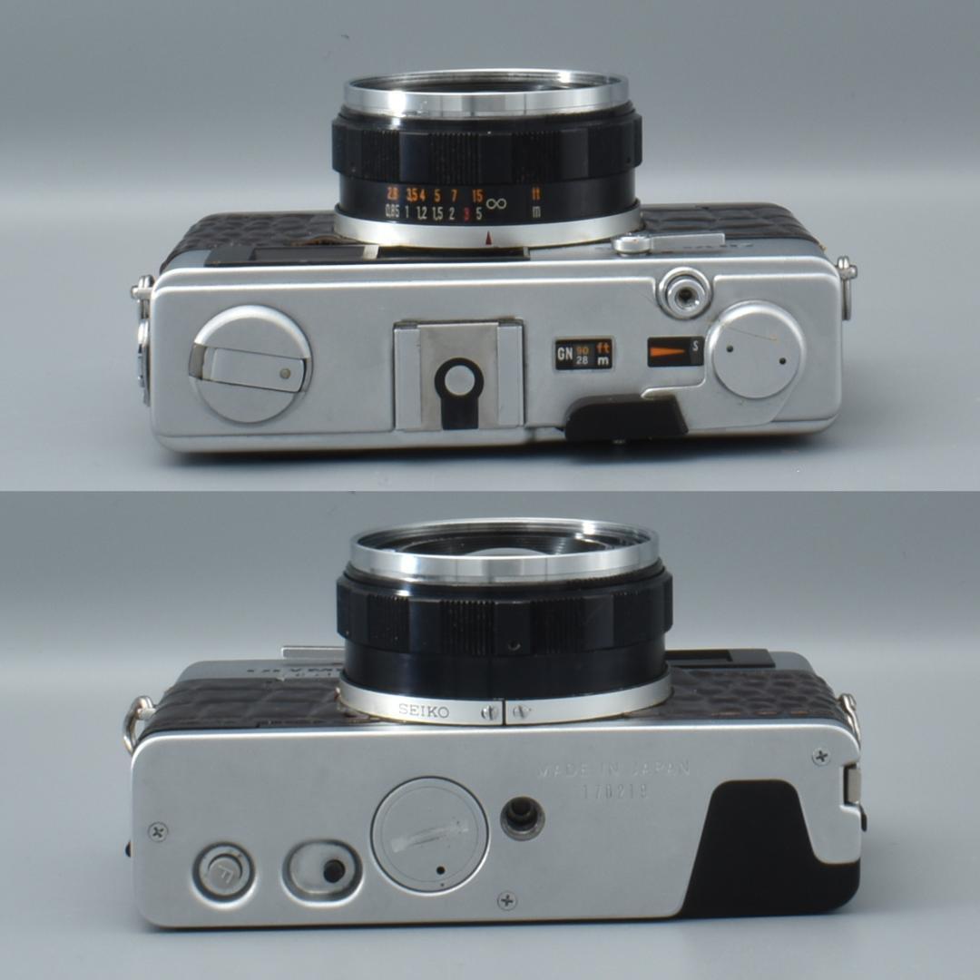 整備済 Olympus 35 DC ダークブラウン 外装リメイク 動作OK