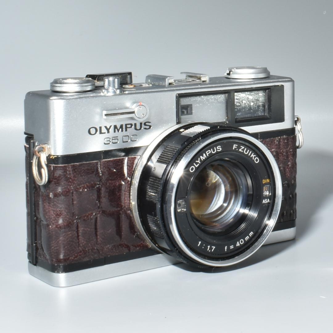 整備済 Olympus 35 DC ダークブラウン 外装リメイク 動作OK