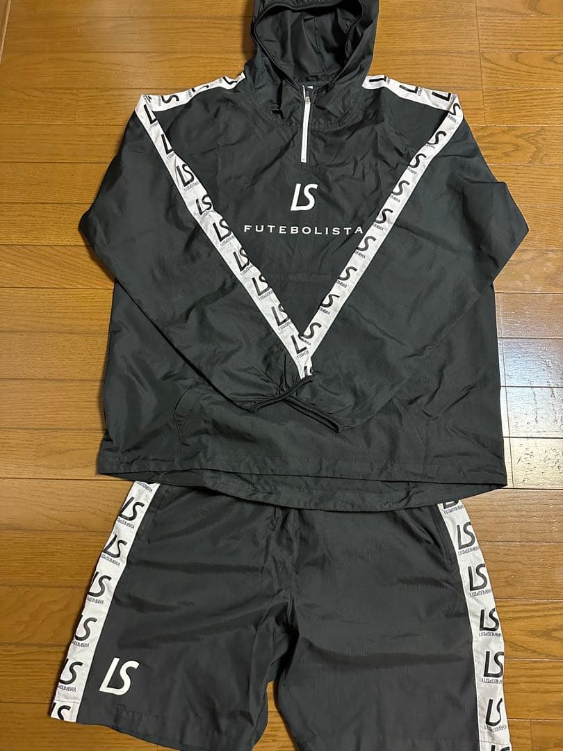 ルースイソンブラ luzesombra ピステ 上下セット 黒 上XL 下L