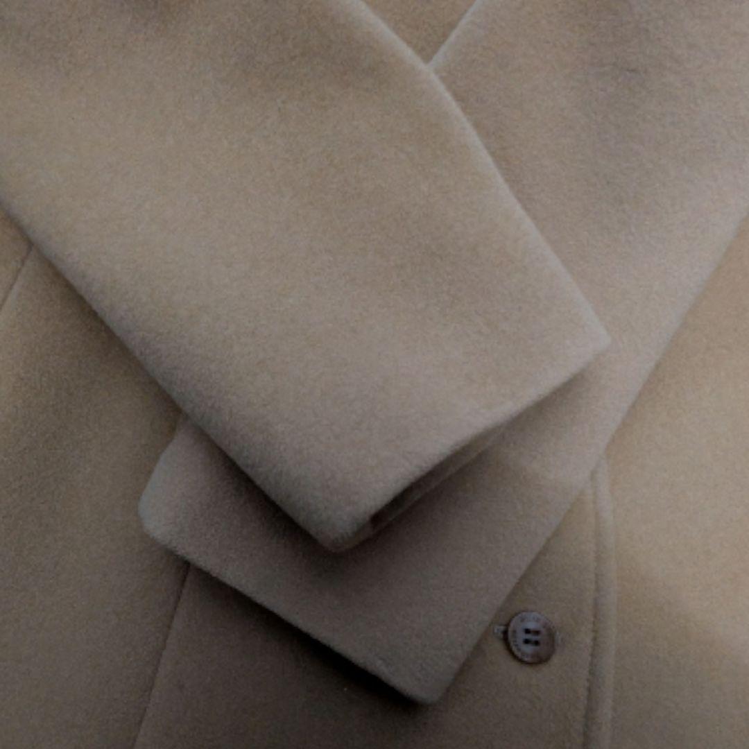 極美品 バーバリー チェスター ロングコート ウール キャメル ノバチェック