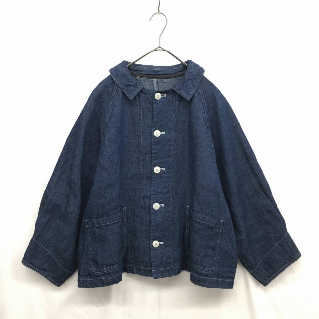 nest Robe : 25ss リネンデニムカバーオールシャツジャケット