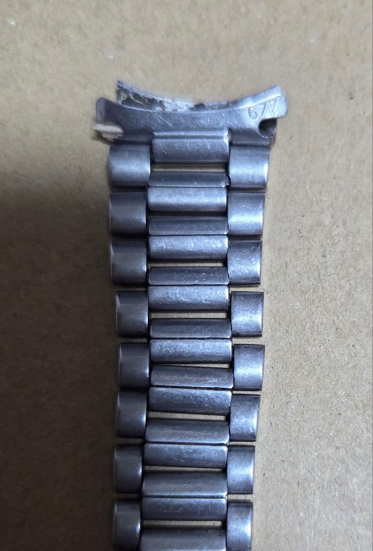 OMEGA ステンブレス Ref.1171 ff/677・20mm 使用感有①