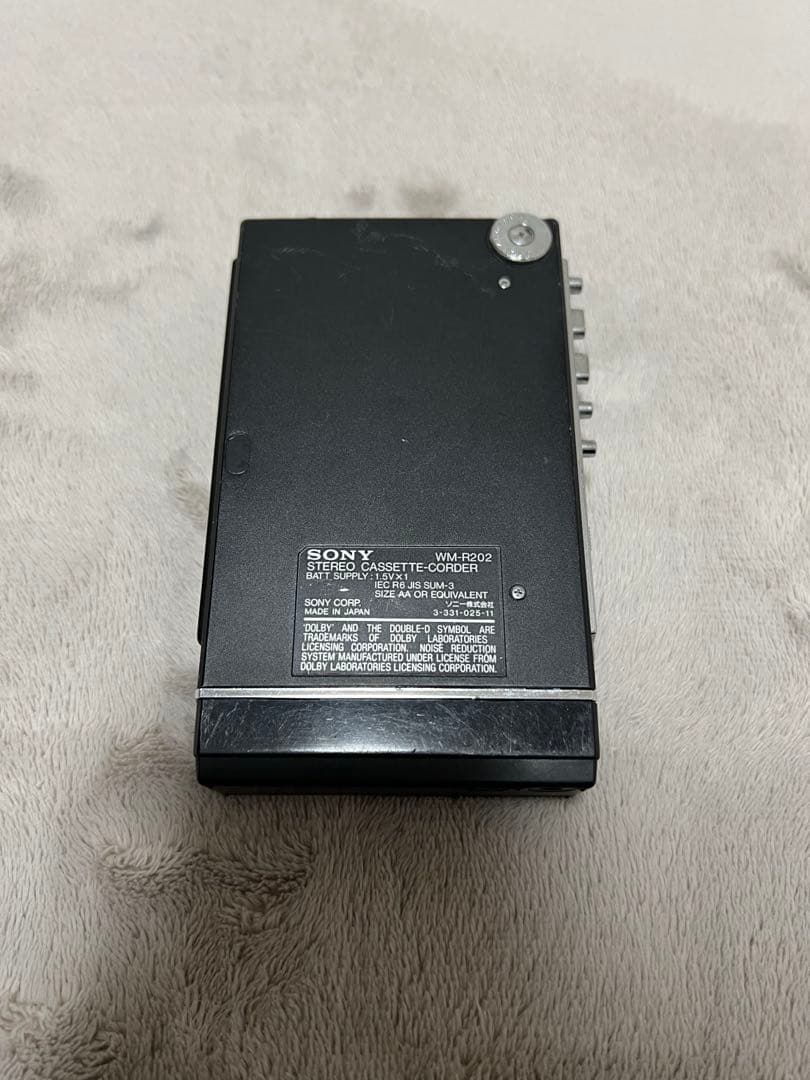 SONY STEREO CASSETTE-RECODER WM-R202ジャンク