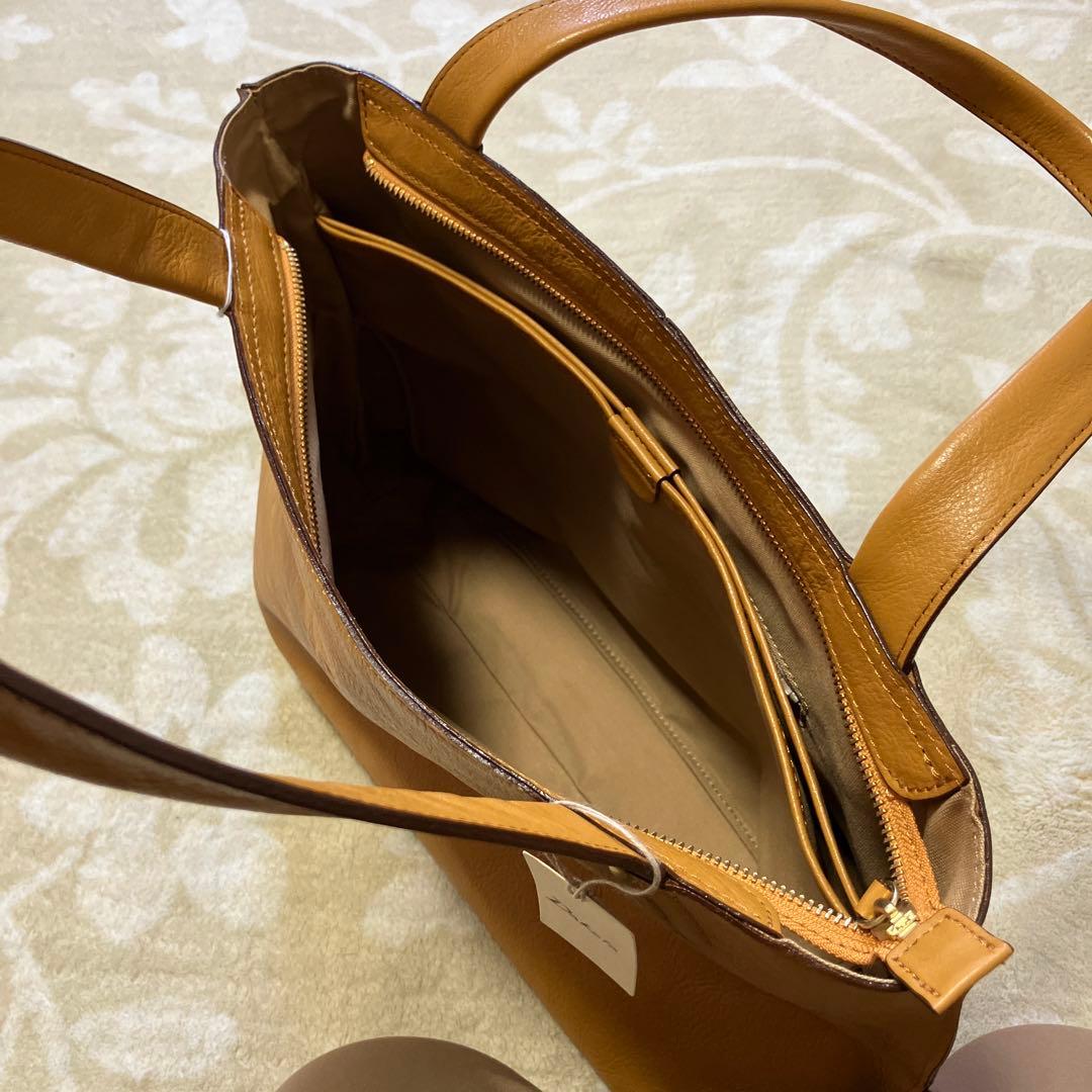 (新品)ダコタDakota本革トートバッグA4対応レディースバックマスタード