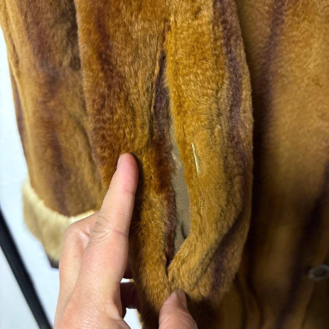 SOBOL ファーロシアンセーブル　リバーシブル　LL ブラウン