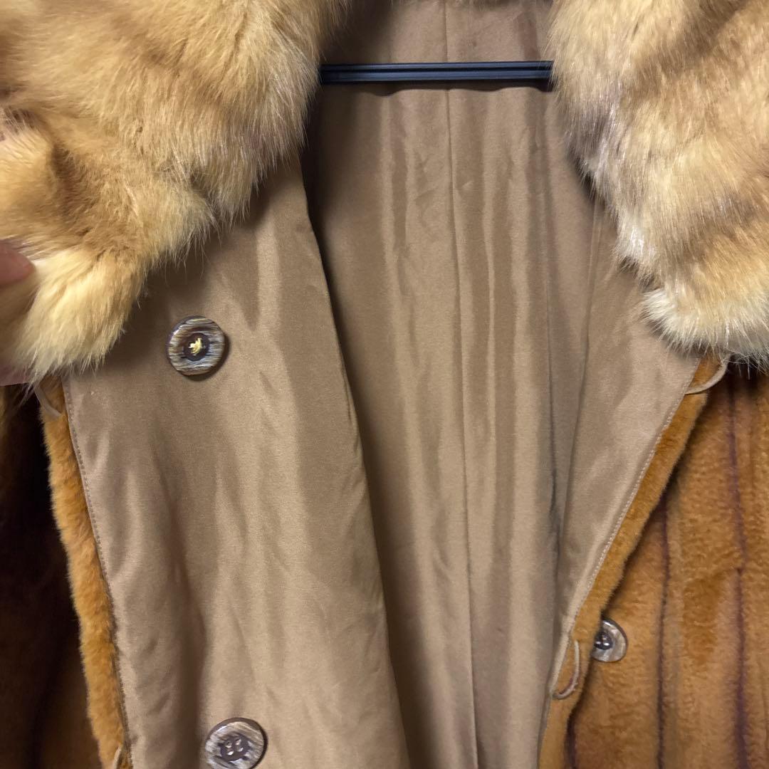 SOBOL ファーロシアンセーブル　リバーシブル　LL ブラウン