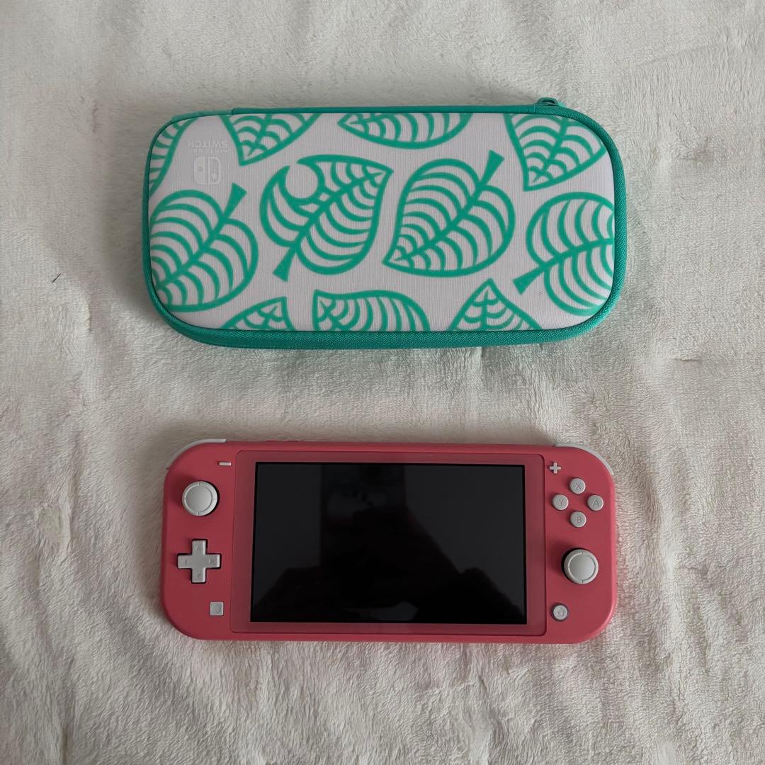 Nintendo Switch Lite ピンク 本体とケース