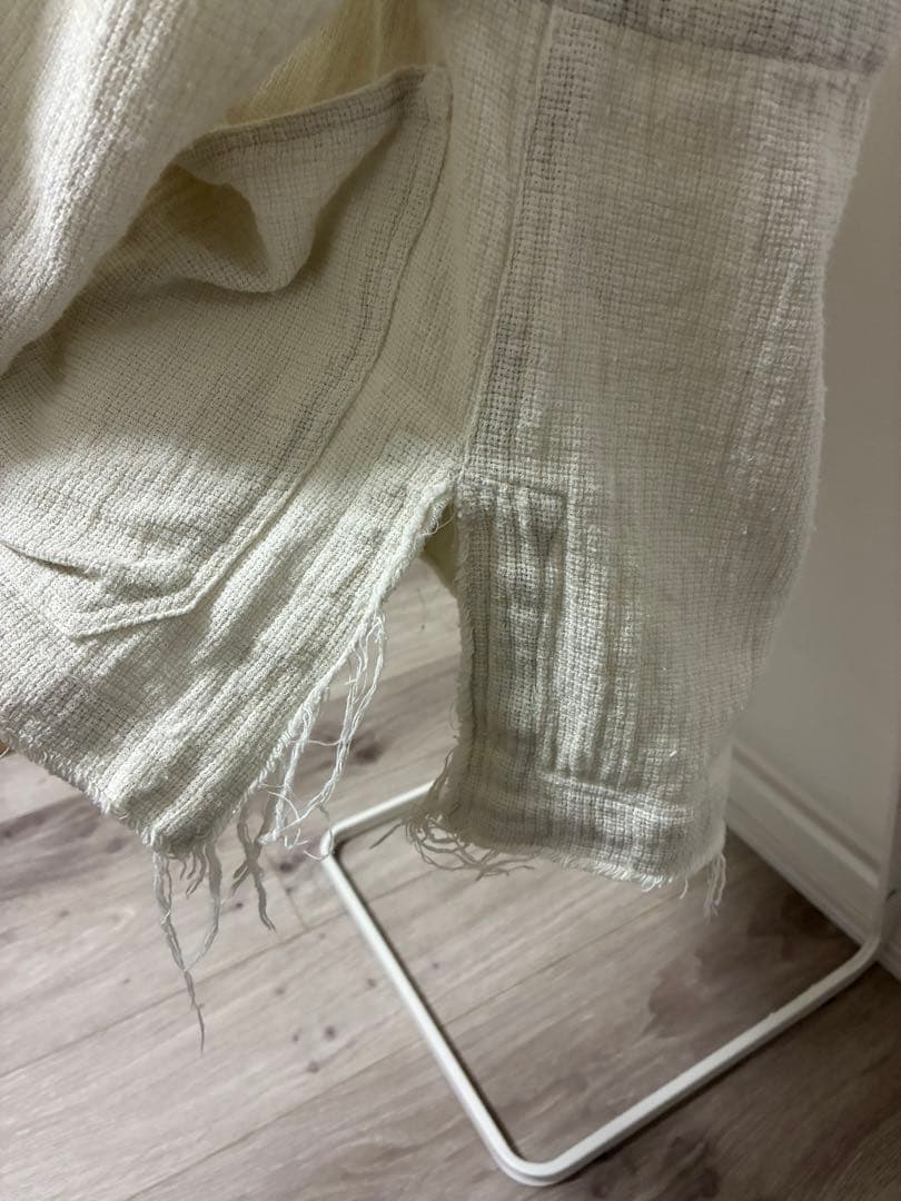 ジャケット・アウター ANCELLM PANAMA COLLAR LESS SHIRT JACKET