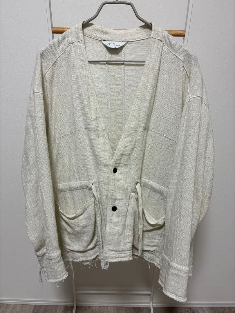 ジャケット・アウター ANCELLM PANAMA COLLAR LESS SHIRT JACKET