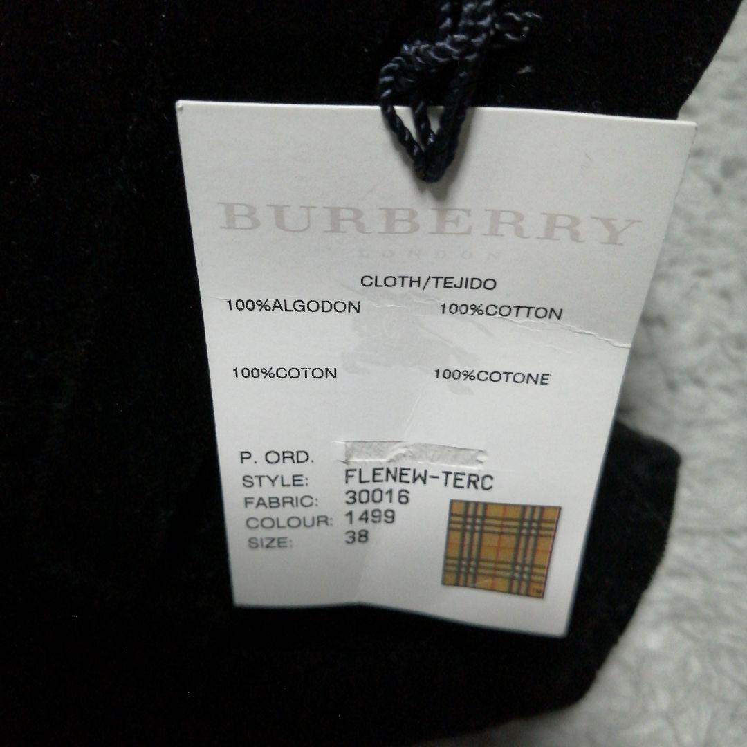 美品　BURBERRY　　LONDON　ブラックノバチェック　コールテン　38
