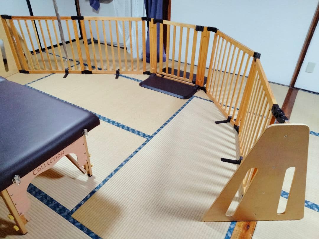日本育児 木製パーテーション FLEX400-W ロングワイド ベビーゲート