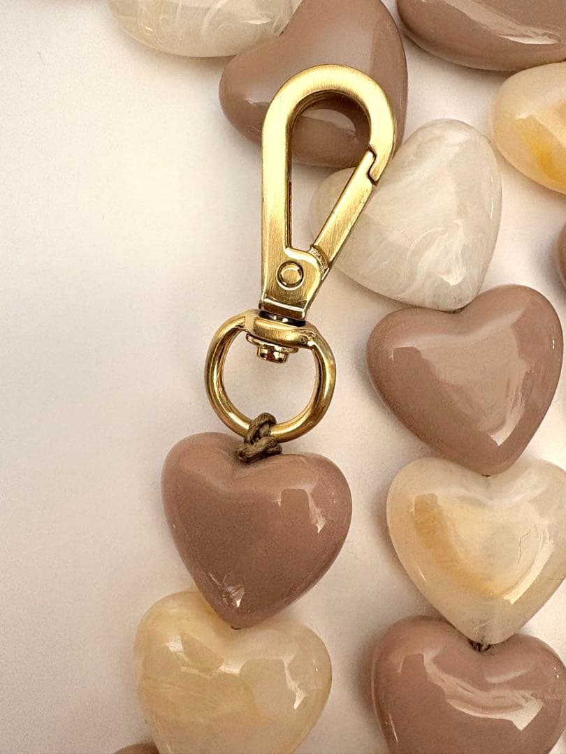 LOUVINI ハート型　ショルダーストラップ　ルヴィニ　最終価格！