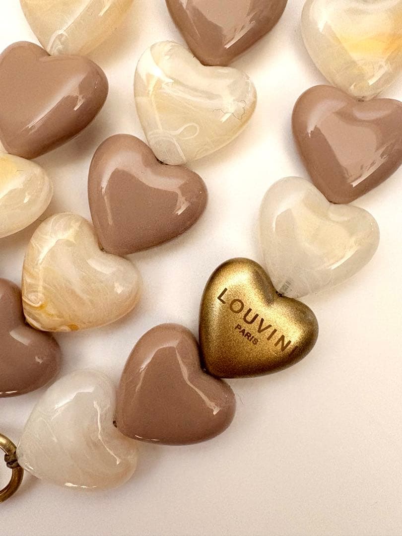 LOUVINI ハート型　ショルダーストラップ　ルヴィニ　最終価格！